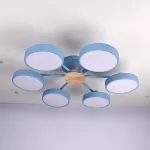 Потолочная люстра MOVE 6 Blue