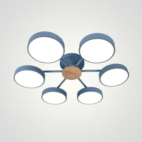 Потолочная люстра MOVE 6 Blue