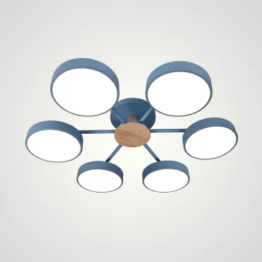 Потолочная люстра MOVE 6 Blue