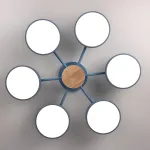 Потолочная люстра MOVE 6 Blue