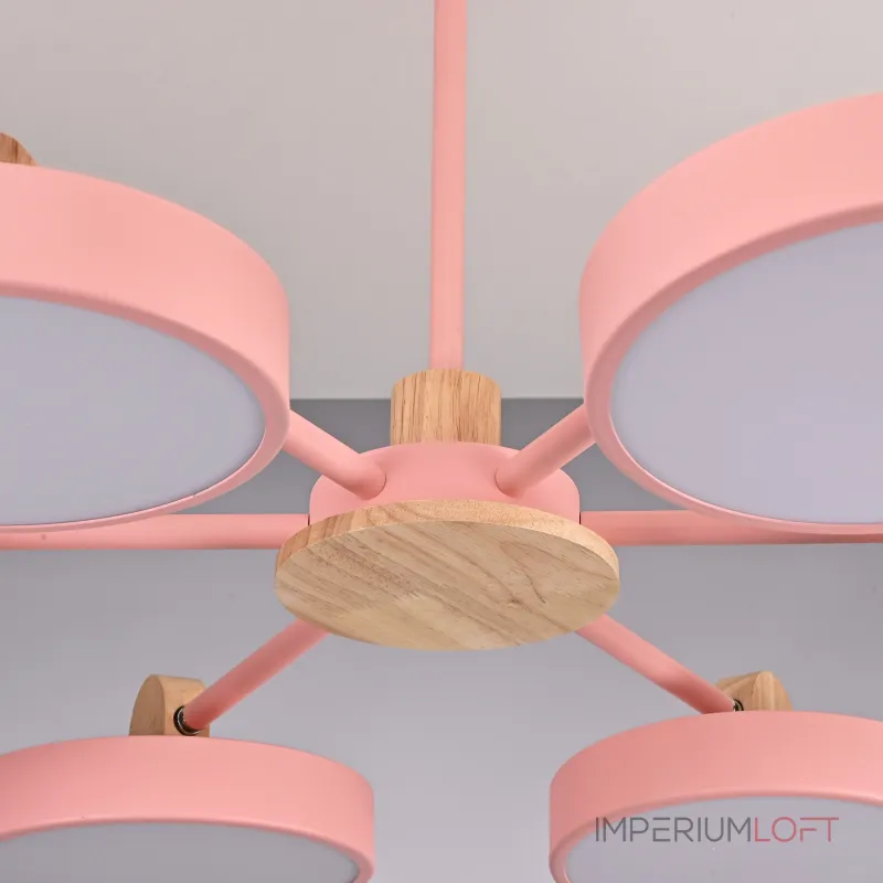 Потолочная люстра MOVE 6 Pink