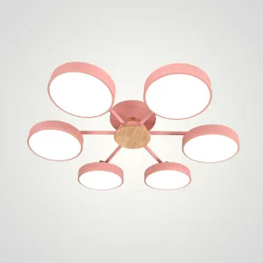 Потолочная люстра MOVE 6 Pink
