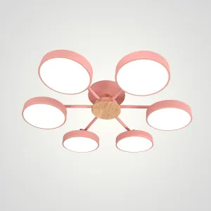 Потолочная люстра MOVE 6 Pink