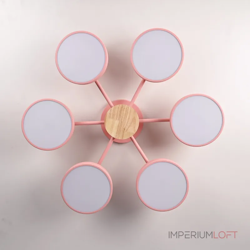 Потолочная люстра MOVE 6 Pink