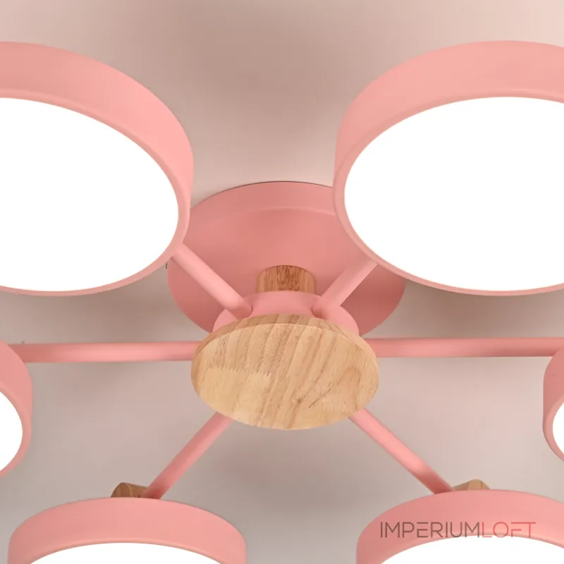Потолочная люстра MOVE 6 Pink