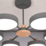 Потолочная люстра MOVE 6 Gray