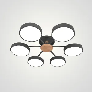 Потолочная люстра MOVE 6 Gray