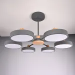Потолочная люстра MOVE 6 Gray