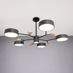 Люстра на штанге MEADE 6 lamps Grey