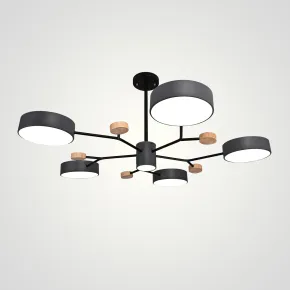 Люстра на штанге MEADE 6 lamps Grey
