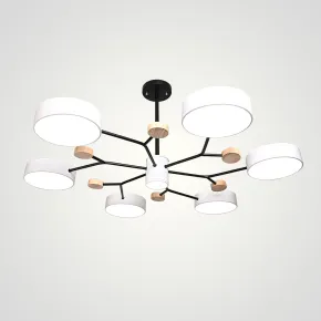 Люстра на штанге MEADE 7 lamps White Люстра на штанге MEADE 7 lamps White