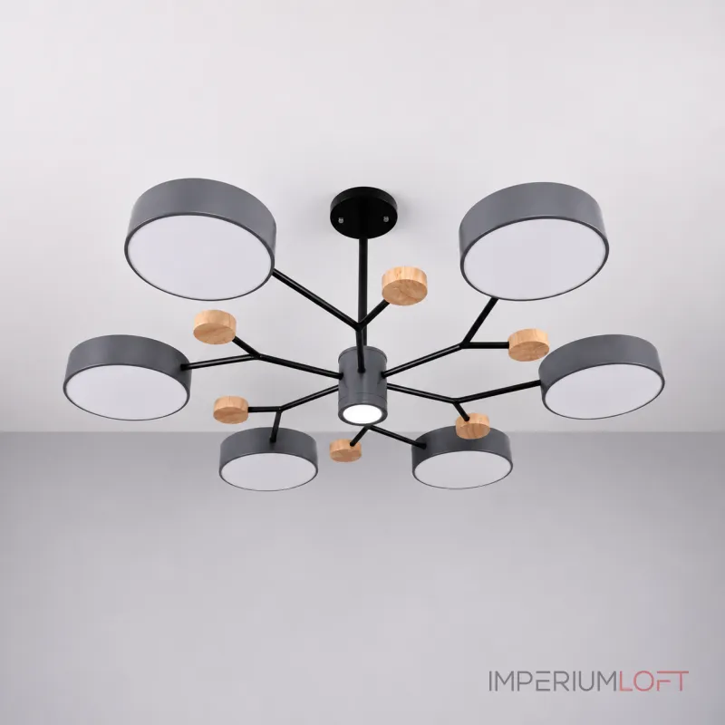 Люстра на штанге MEADE 7 lamps Grey Люстра на штанге MEADE 7 lamps Grey