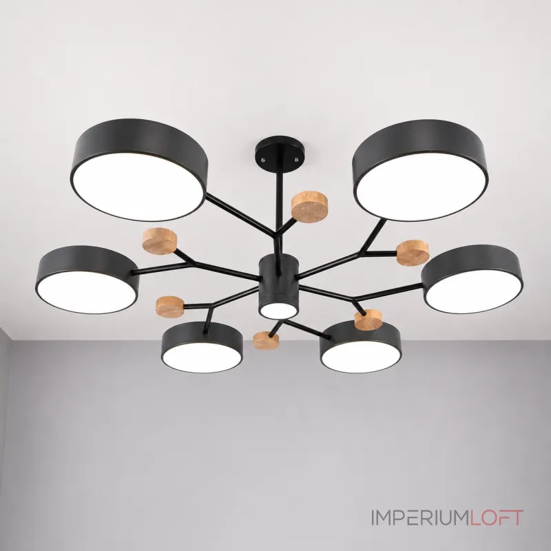 Люстра на штанге MEADE 7 lamps Grey Люстра на штанге MEADE 7 lamps Grey