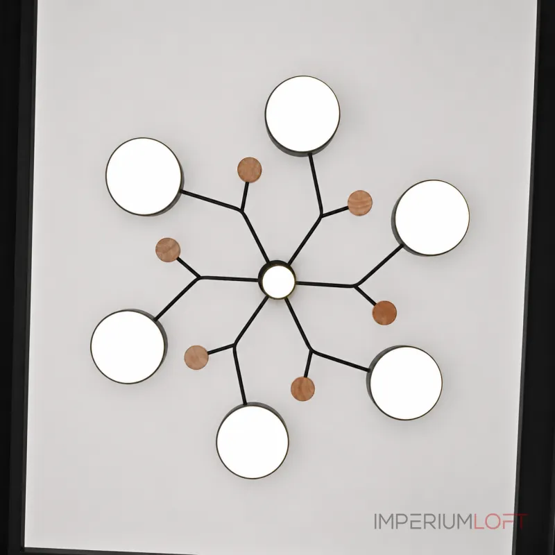 Люстра на штанге MEADE 7 lamps Grey Люстра на штанге MEADE 7 lamps Grey