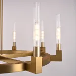Люстра  CANELLE Round Chandelier 8 Modern Brass от ImperiumLoft