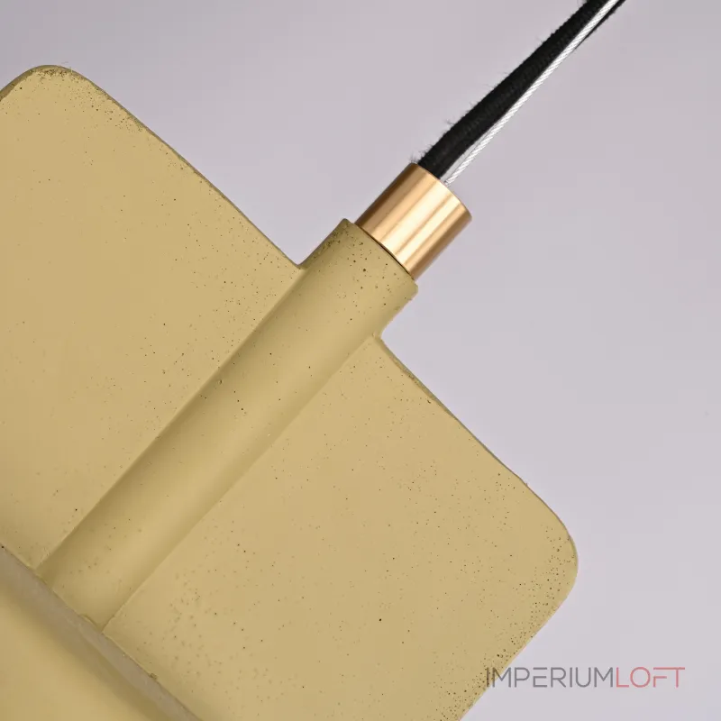 Подвесной бетонный светильник SKOVL B Песочный от ImperiumLoft