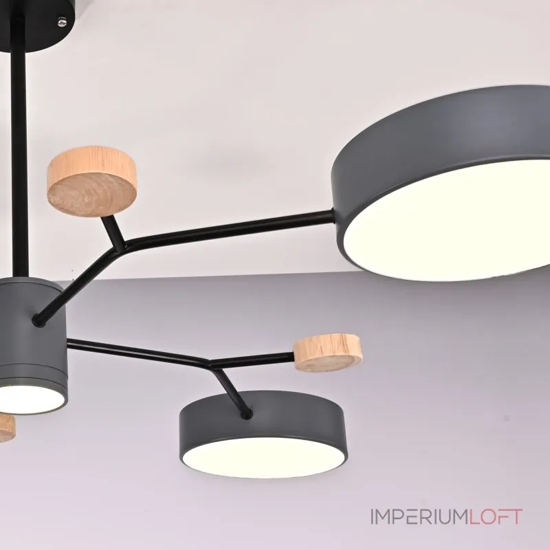 Люстра на штанге MEADE 5 lamps Grey Люстра на штанге MEADE 5 lamps Grey