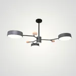 Люстра на штанге MEADE 4 lamps Grey
