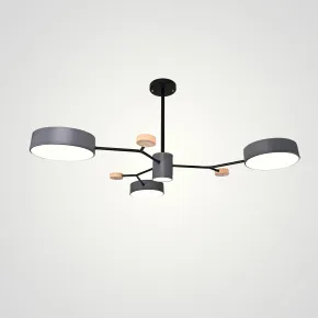 Люстра на штанге MEADE 4 lamps Grey