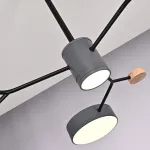 Люстра на штанге MEADE 4 lamps Grey