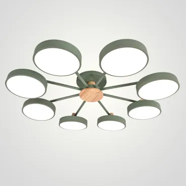 Потолочная люстра MOVE 8 Green