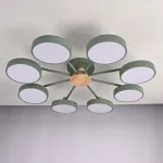 Потолочная люстра MOVE 8 Green