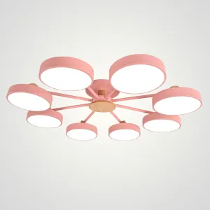 Потолочная люстра MOVE 8 Pink