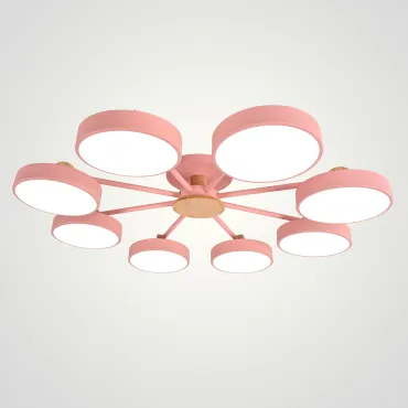 Потолочная люстра MOVE 8 Pink