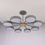 Потолочная люстра MOVE 8 Gray