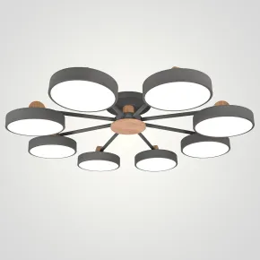 Потолочная люстра MOVE 8 Gray