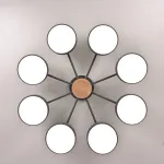 Потолочная люстра MOVE 8 Gray