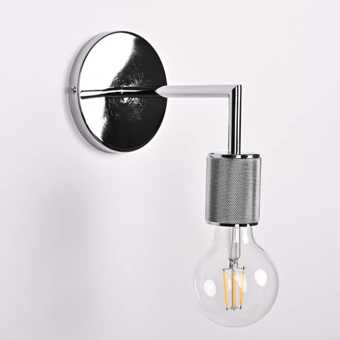 Бра RH Utilitaire Single Sconce Silver от ImperiumLoft