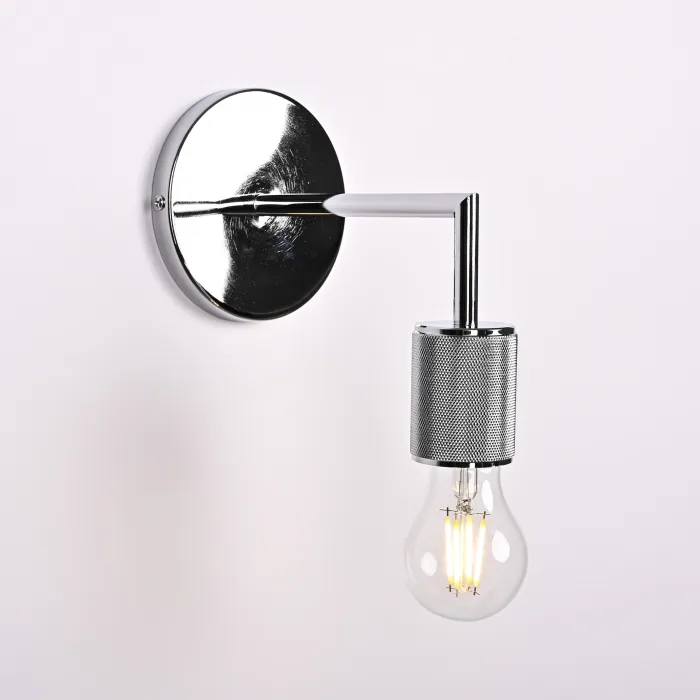 Бра RH Utilitaire Single Sconce Silver от ImperiumLoft