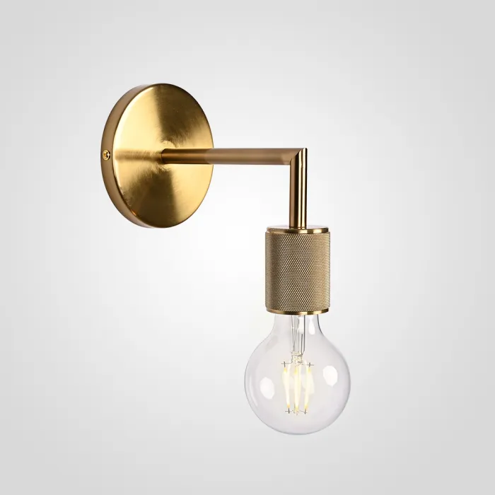 Бра RH Utilitaire Single Sconce Brass от ImperiumLoft