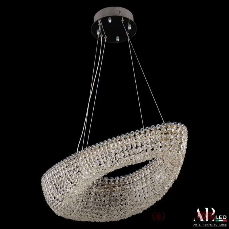 Люстра светодиодная хрустальная SH509.0.70.A.Gd.4000 APL LED от ImperiumLoft