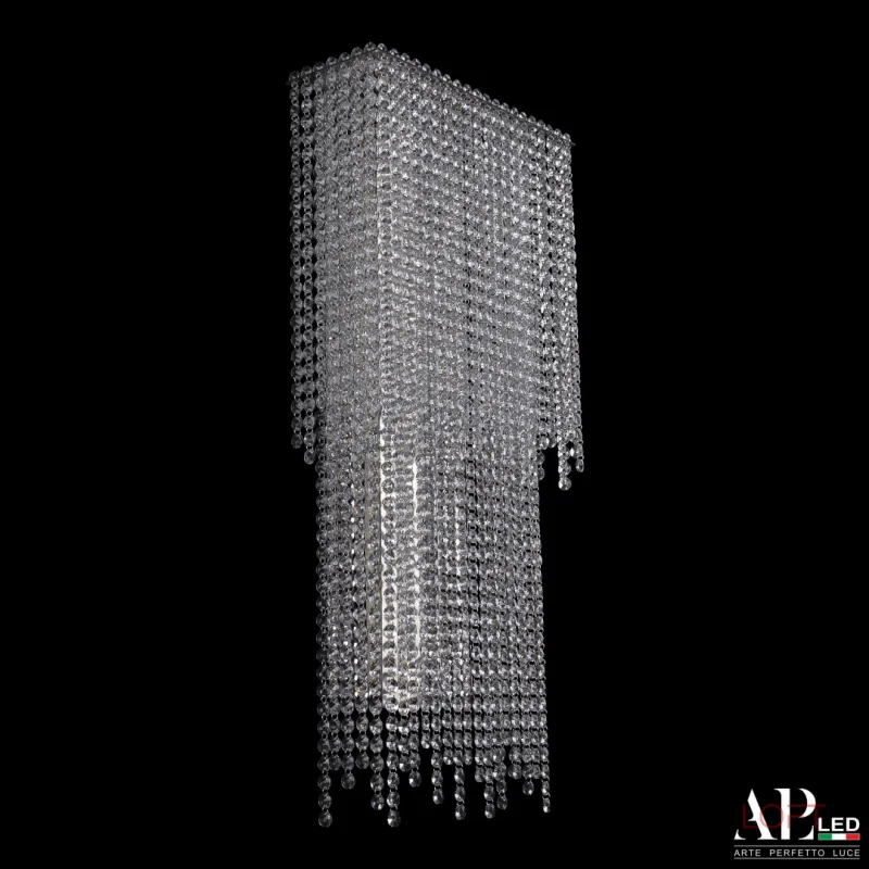 Бра светодиодные хрустальные SH500.B3.35-70.B.Ni.4000 APL LED