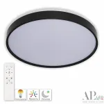 Светильник потолочный APL LED Toscana PRO 3315.XM302-2-374/24W Black от ImperiumLoft