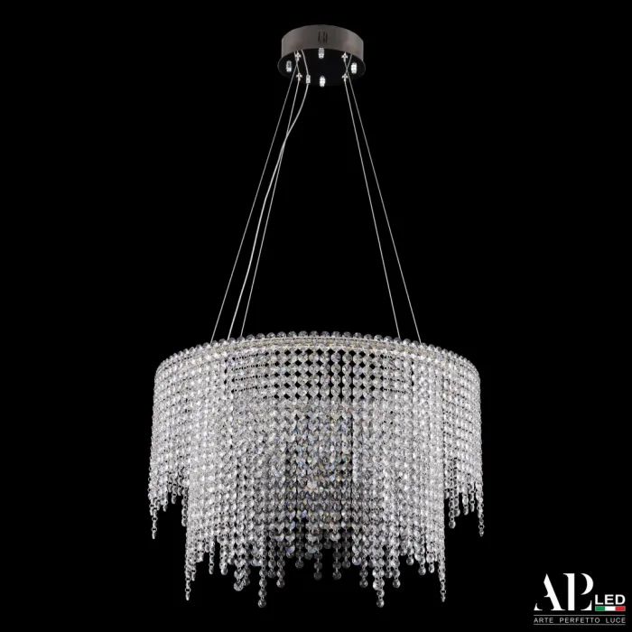 Люстра светодиодная хрустальная SH02.55.D.Ni.4000 APL LED от ImperiumLoft