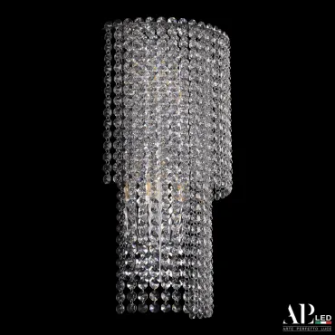 Бра хрустальный каскад SH500.B4.25-45.A.Ni.E14 APL LED