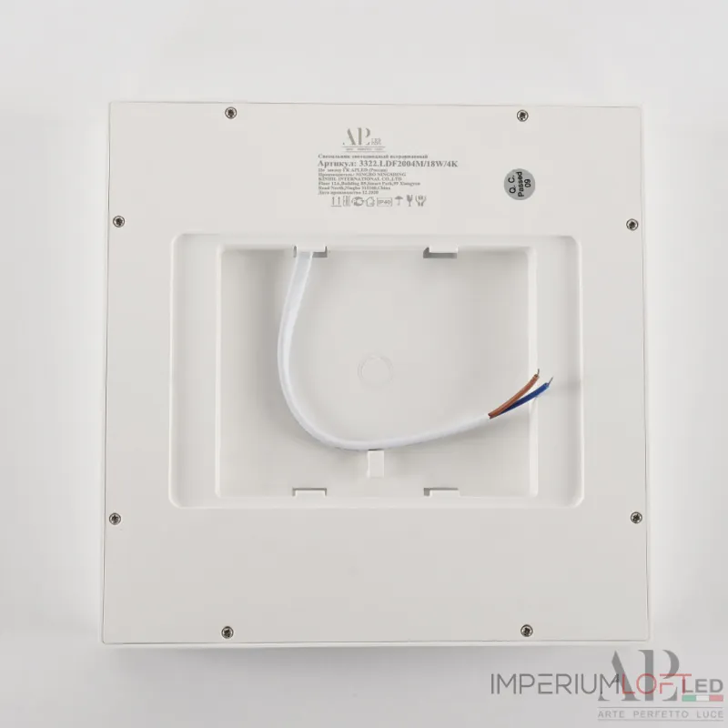 Светильник накладной светодиодный 3322.LDF2004M/18W/6K APL LED