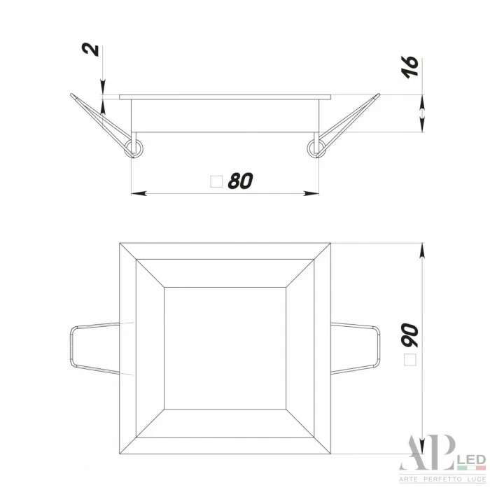 Светильник встраиваемый светодиодный 3322.LDF5016/5W/6K APL LED от ImperiumLoft