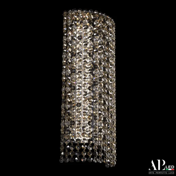 Бра светодиодные хрустальные SH500.B5.20-45.A.Gd.3000.Clear.801.731 APL LED от ImperiumLoft