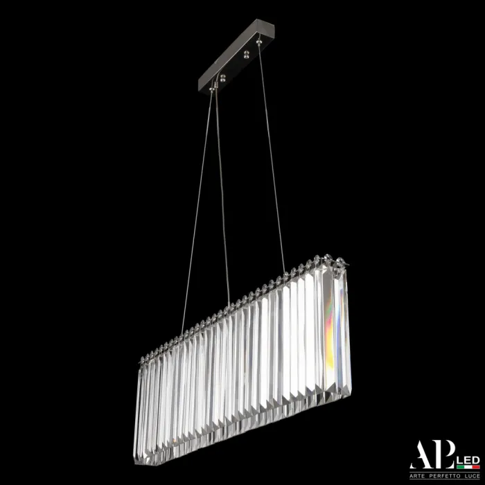 Люстра светодиодная хрустальная SH08.70.A.Ni.4000 APL LED от ImperiumLoft