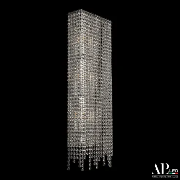Бра хрустальный каскад SH500.B1.25-70.B.Ni.E14 APL LED