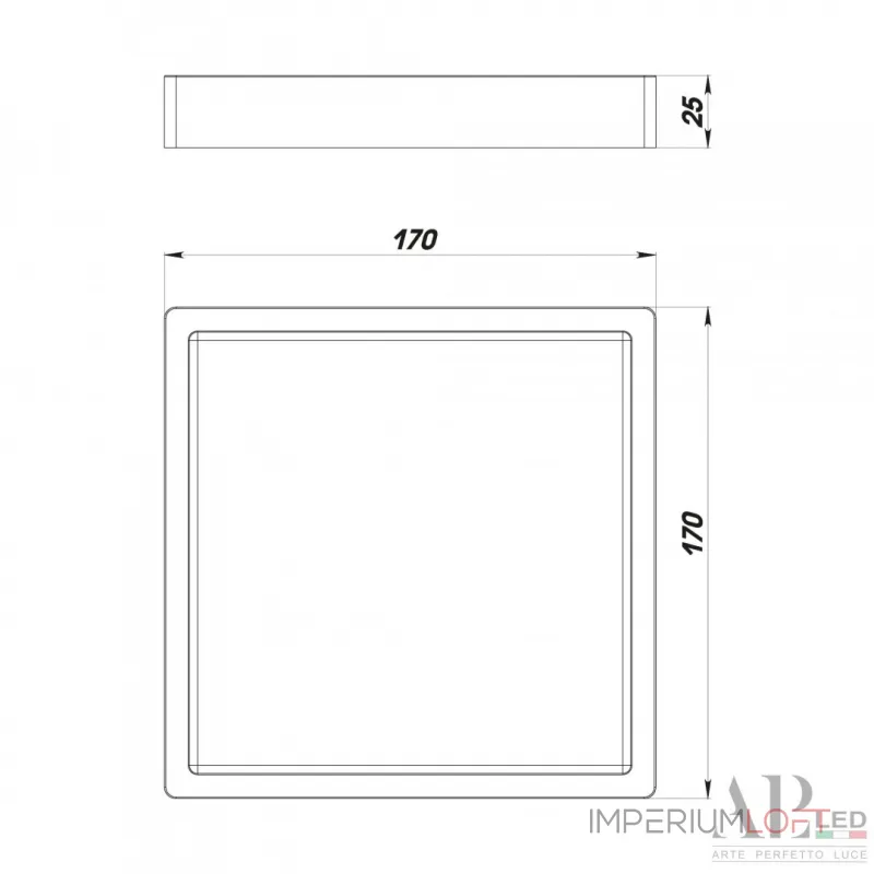 Светильник накладной светодиодный APL LED Ingrid 3322.LDF1604M/12W/4K Светильник накладной светодиодный APL LED Ingrid 3322.LDF1604M/12W/4K