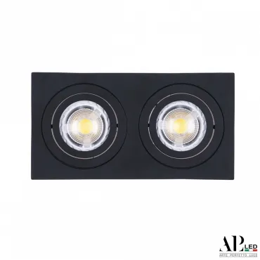 Светильник встраиваемый APL LED Ingrid 3322.TCH111/2S/BK