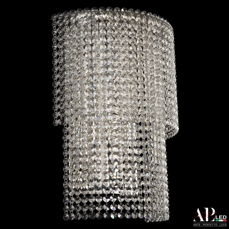 Бра светодиодные хрустальные SH500.B4.35-45.A.Ni.4000 APL LED
