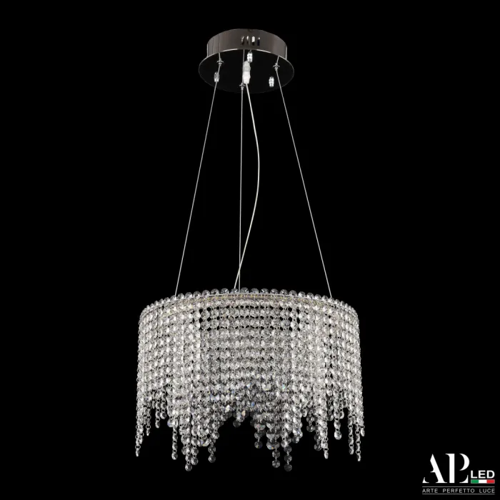 Люстра светодиодная хрустальная SH02.40.B.Ni.4000 APL LED от ImperiumLoft