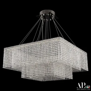 Люстра светодиодная хрустальная SH04.71.2D.A.Ni.4000 APL LED