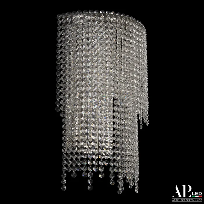 Бра светодиодные хрустальные SH500.B4.35-45.B.Ni.4000 APL LED от ImperiumLoft